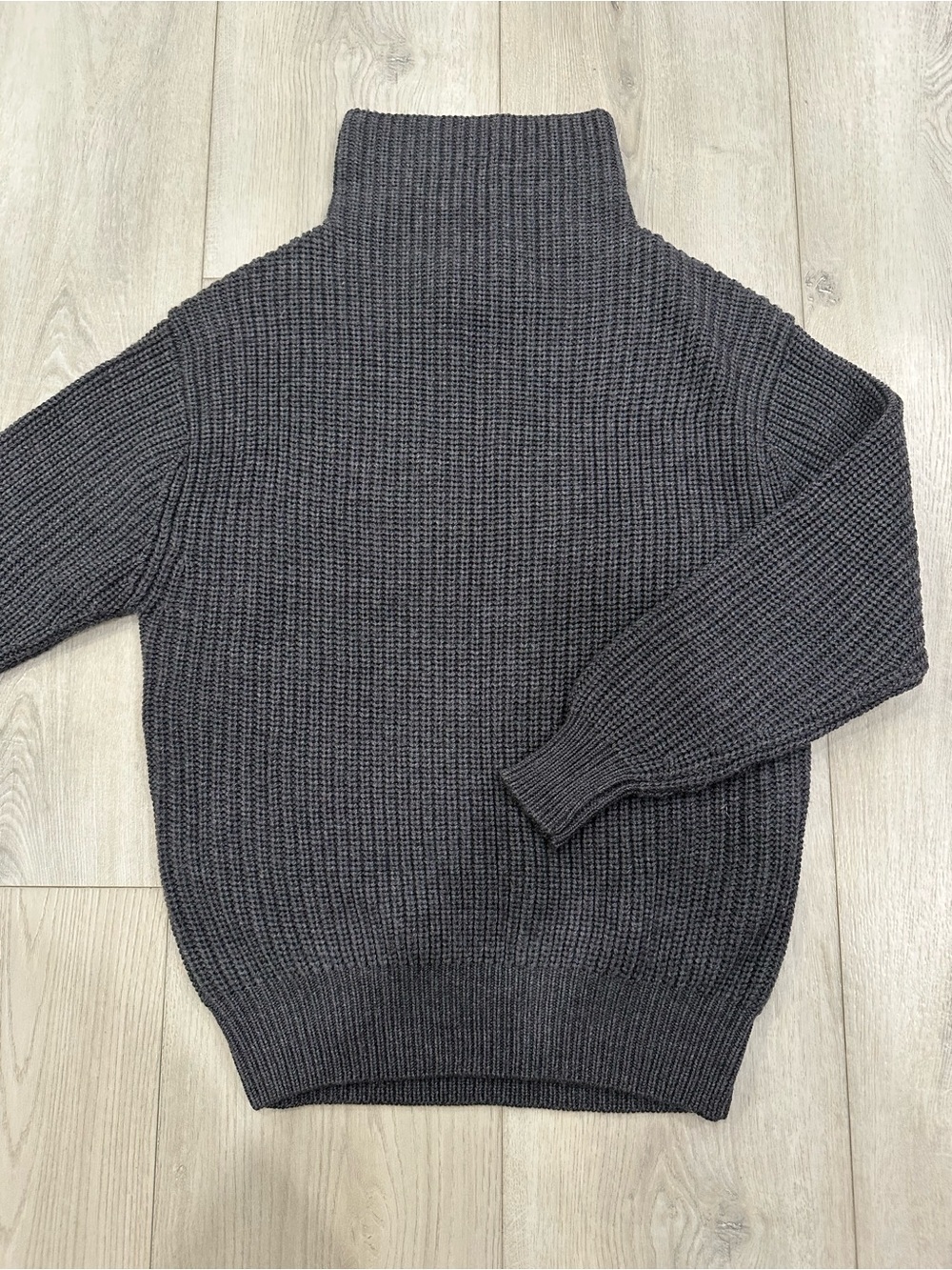 Wilfred Montpellier Sweater Peppercorn Grey Turtleneck XS NWT $168